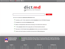 Tablet Screenshot of de.dict.md