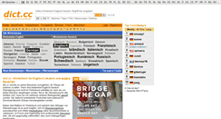 Desktop Screenshot of dict.cc