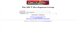 Desktop Screenshot of dict.org